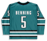 Matt Benning's Jersey