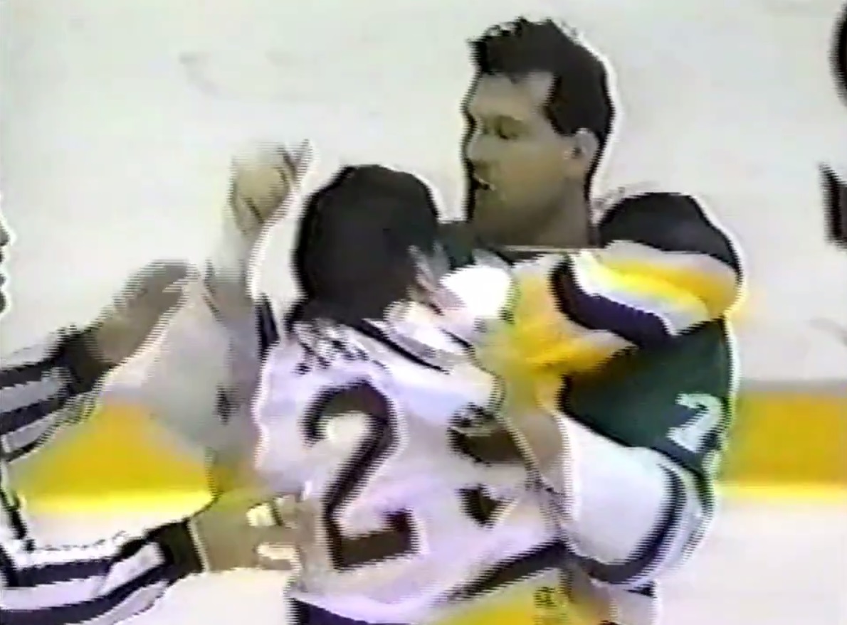Dave Semenko vs Phil Bourque