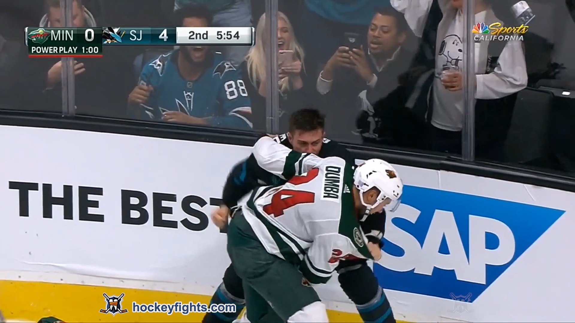 Dylan Gambrell vs. Mathew Dumba