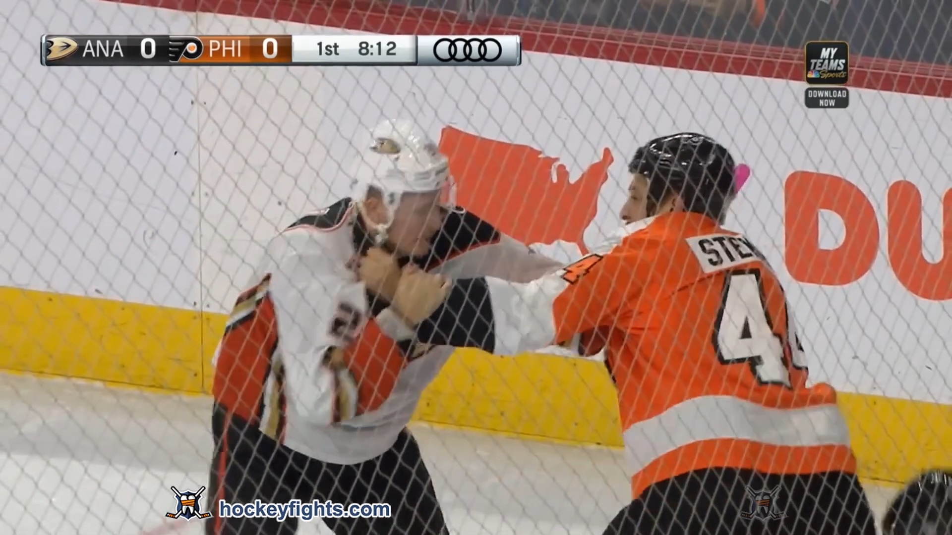 Nicolas Deslauriers vs Chris Stewart