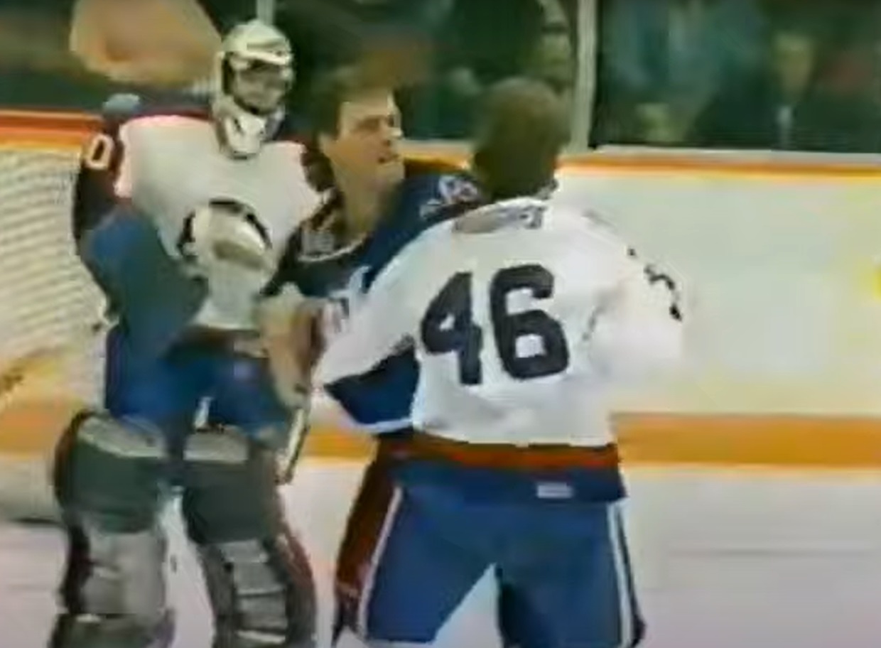 Randy Moller vs Brent Hughes