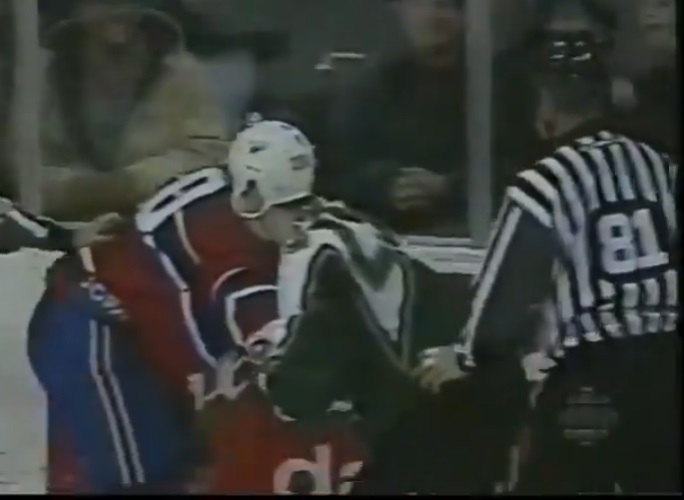 Georges Laraque vs. Grant Marshall, December 03, 1997 - Edmonton Oilers vs.  Dallas Stars