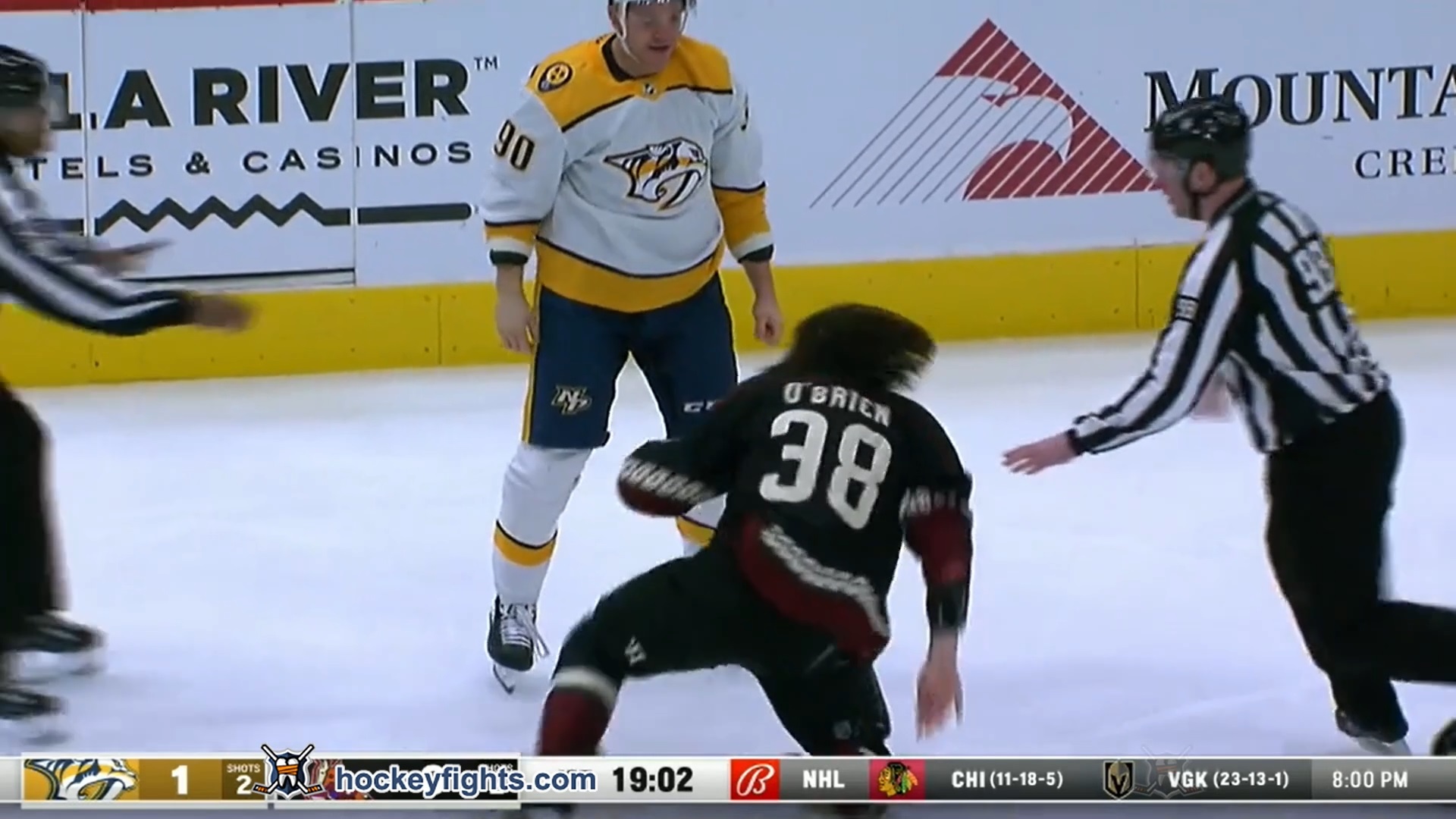 Liam O'Brien vs. Mark Borowiecki