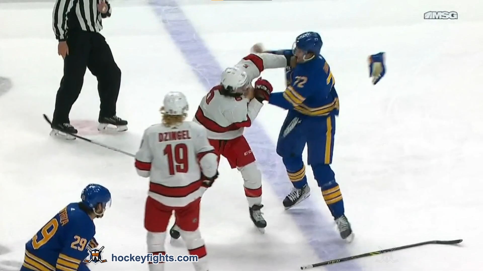 Jalen Chatfield Vs Tage Thompson October 04 2022 Carolina 