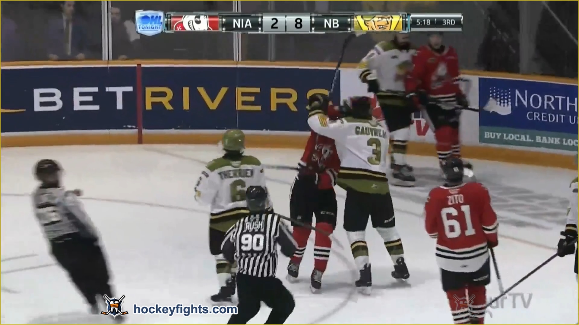 Cameron Gauvreau vs. Brenden Sirizzotti