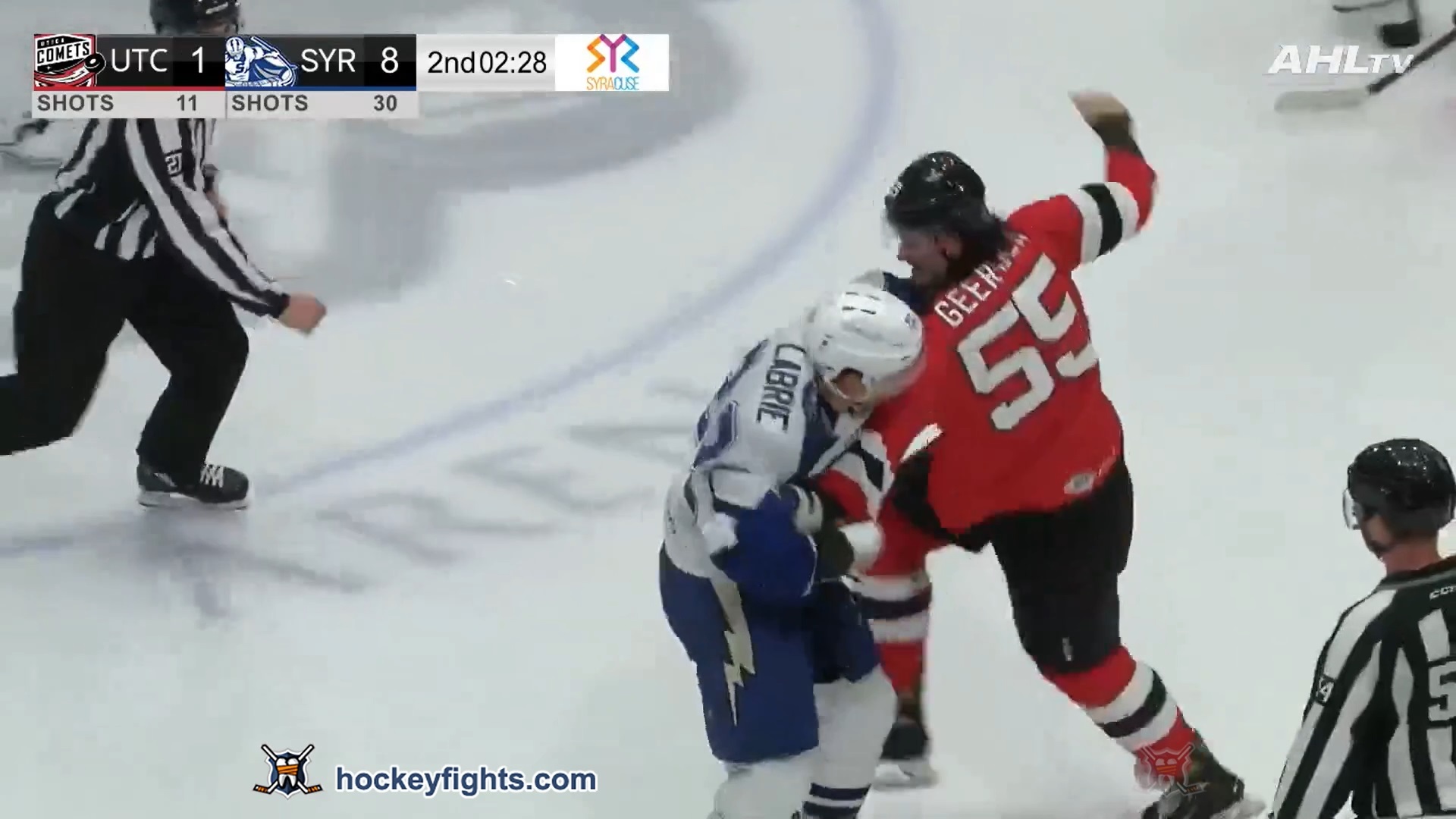 Mason Geertsen vs. PierreCedric Labrie, November 12, 2022 Utica